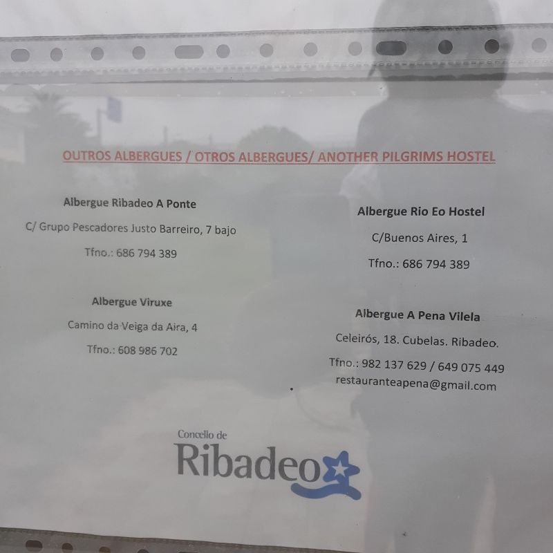 Albergue público de Ribadeo cerrado