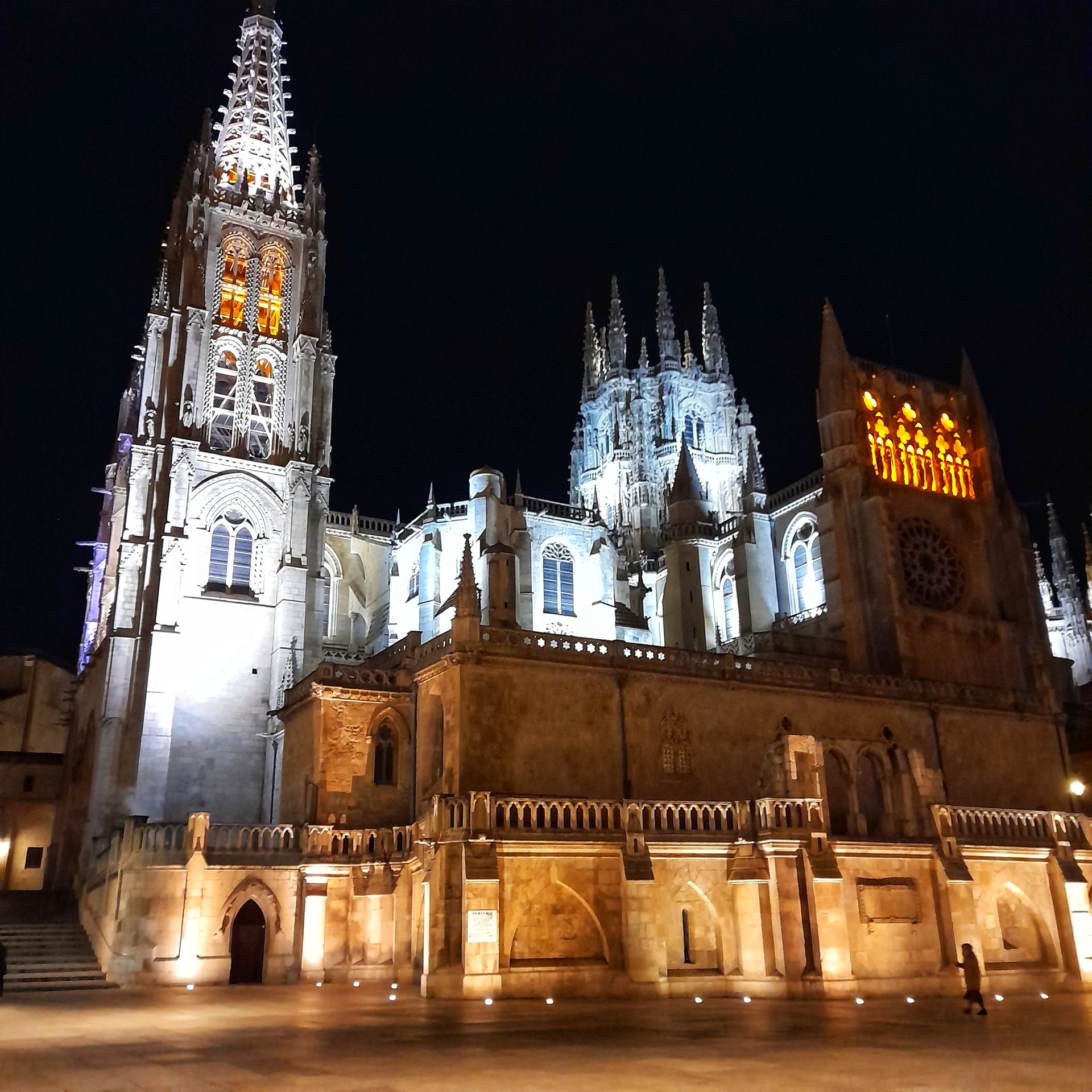 Catedral de Burgos de noche